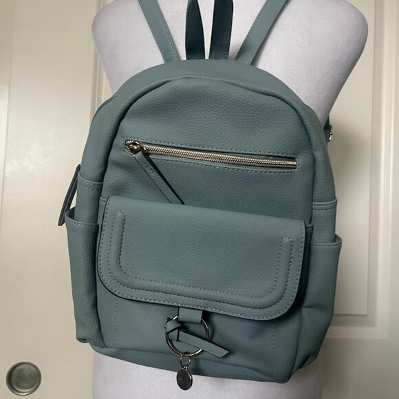 Rosetti Green Blue Mini Shoulder Bag Backpack Travel Bag - Picture 10 of 10